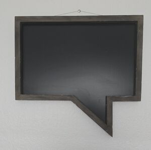 Pottery Barn Kids Black Speech Bubble Chalkboard